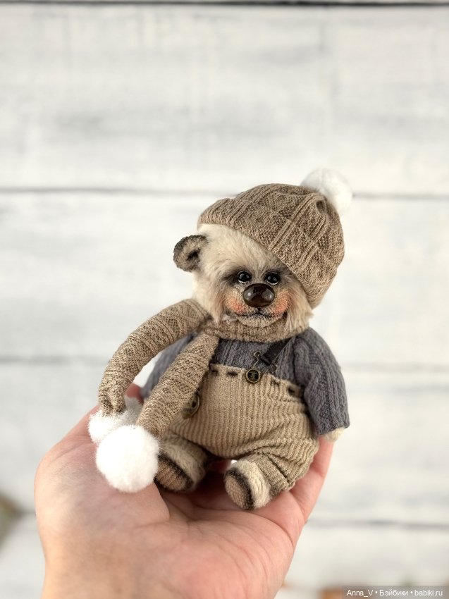 Тедди мишка Саша — Авторские мишки Тедди и друзья: фото (фото 4)