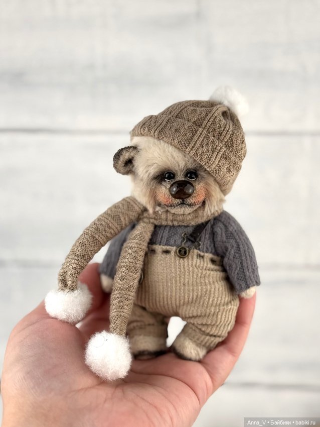 Тедди мишка Саша — Авторские мишки Тедди и друзья: фото (фото 3)