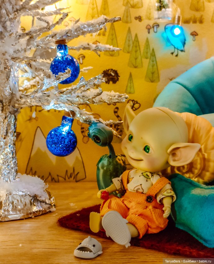 Ушастое 💚👻 новогоднее настроение ☃️❄️🎄 (фото 7)