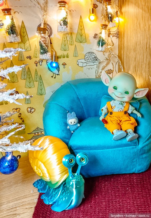 Ушастое 💚👻 новогоднее настроение ☃️❄️🎄 (фото 2)