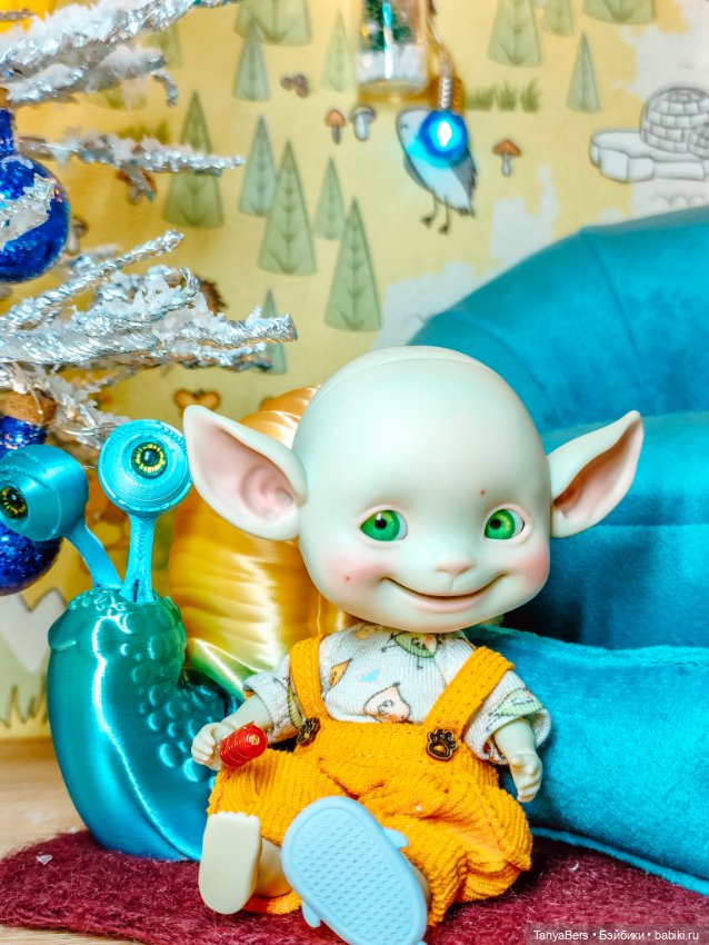 Ушастое 💚👻 новогоднее настроение ☃️❄️🎄 (фото 6)