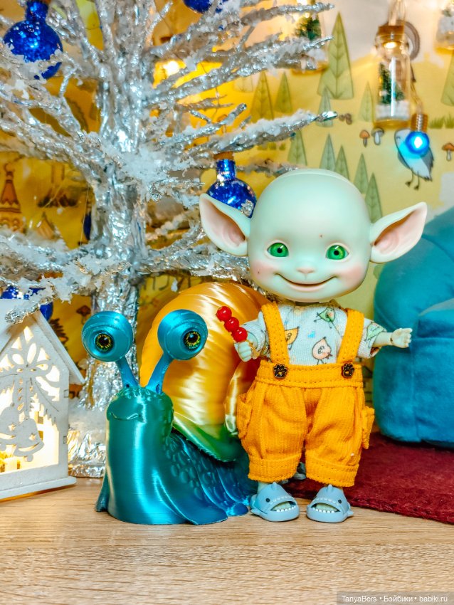 Ушастое 💚👻 новогоднее настроение ☃️❄️🎄 (фото 5)