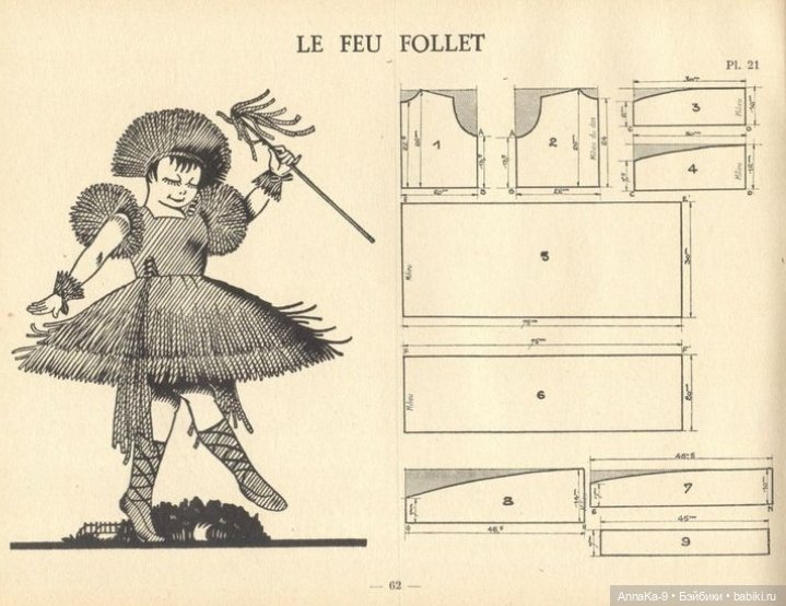 Карнавальные костюмы, выкройки, идеи