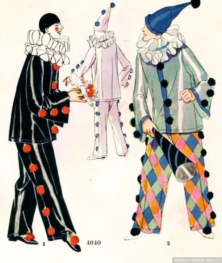 Карнавальные костюмы, выкройки, идеи