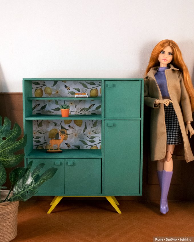 Коллекция ярких сервантов и кошачий домик (фото 5)