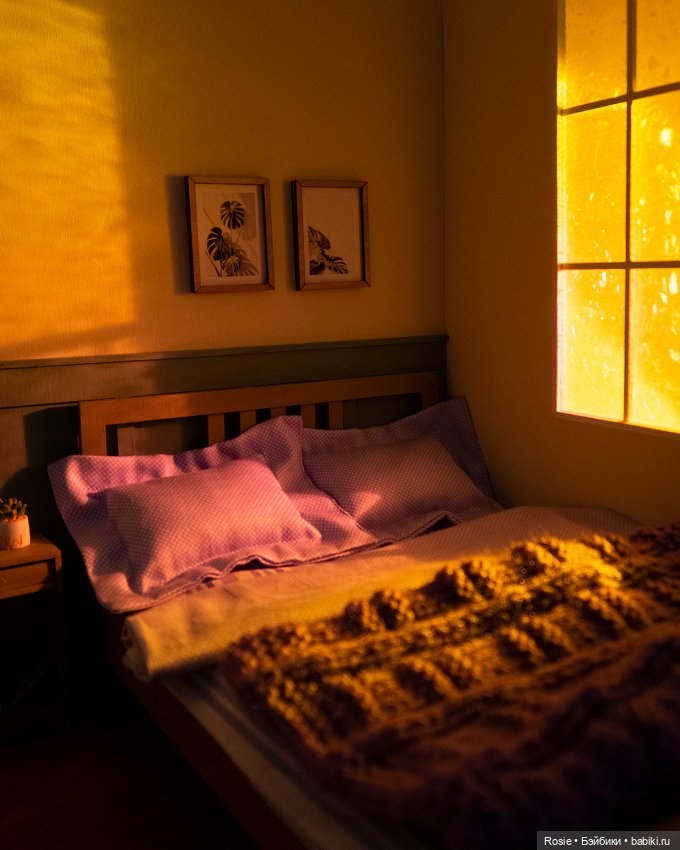 Румбокс "зимний закат" ❄ — Румбоксы и кукольные интерьеры: фото (фото 7)