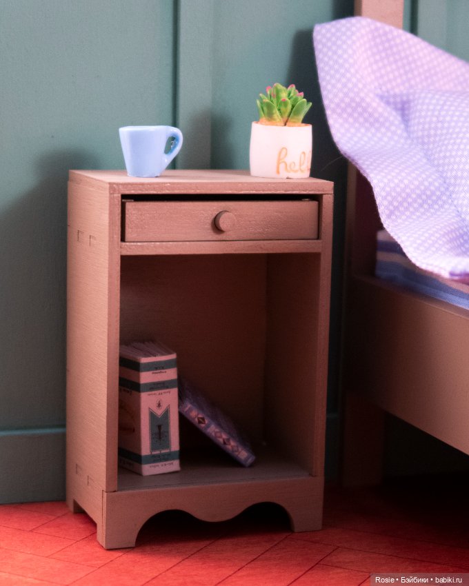 Румбокс "зимний закат" ❄ — Румбоксы и кукольные интерьеры: фото (фото 5)