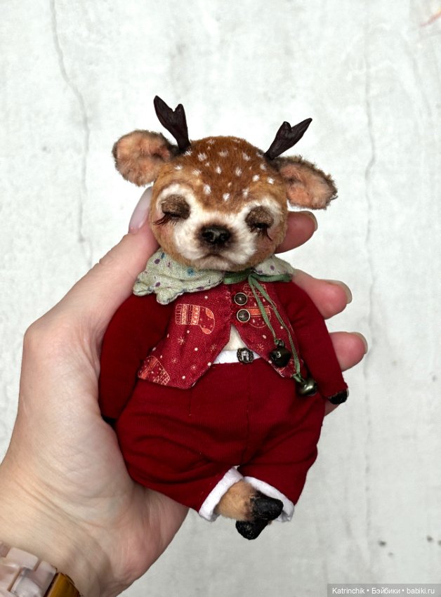 Тедди олененок — Авторские мишки Тедди и друзья: фото (фото 4)