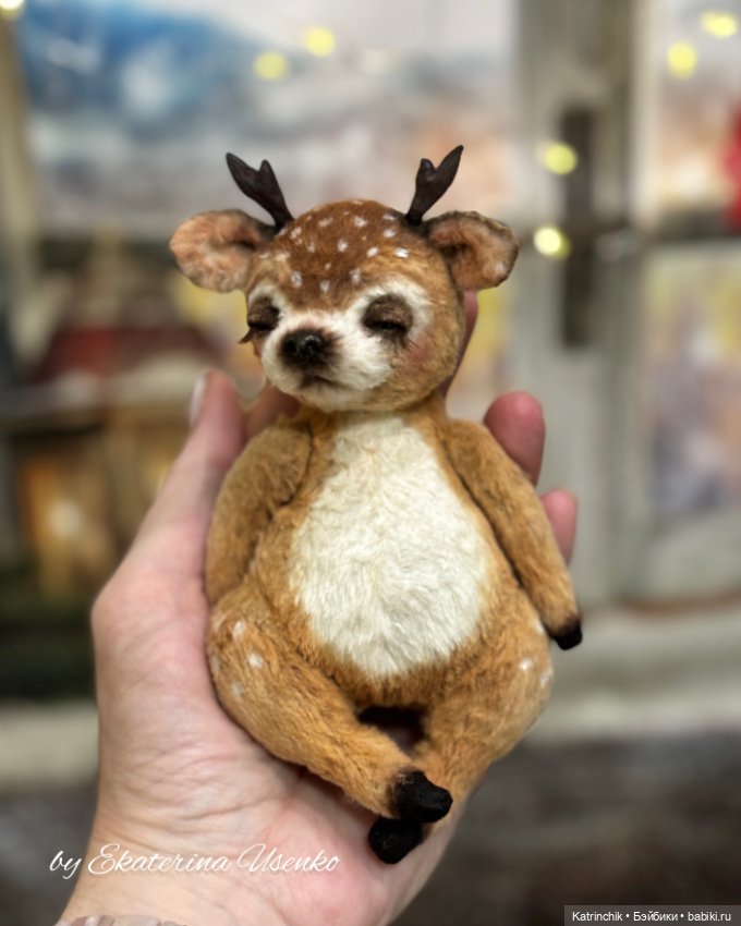 Тедди олененок — Авторские мишки Тедди и друзья: фото (фото 6)