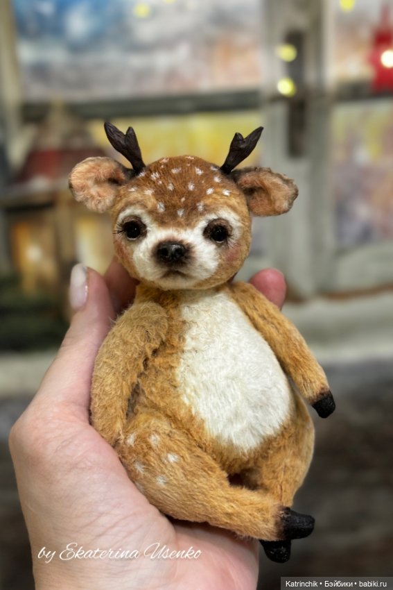 Тедди олененок — Авторские мишки Тедди и друзья: фото (фото 5)