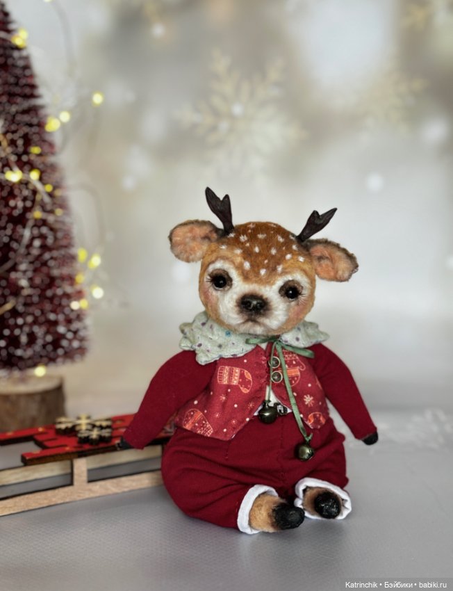 Тедди олененок — Авторские мишки Тедди и друзья: фото (фото 3)