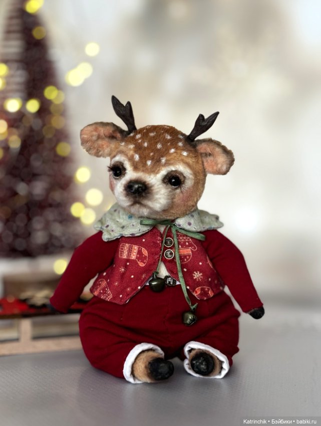 Тедди олененок — Авторские мишки Тедди и друзья: фото