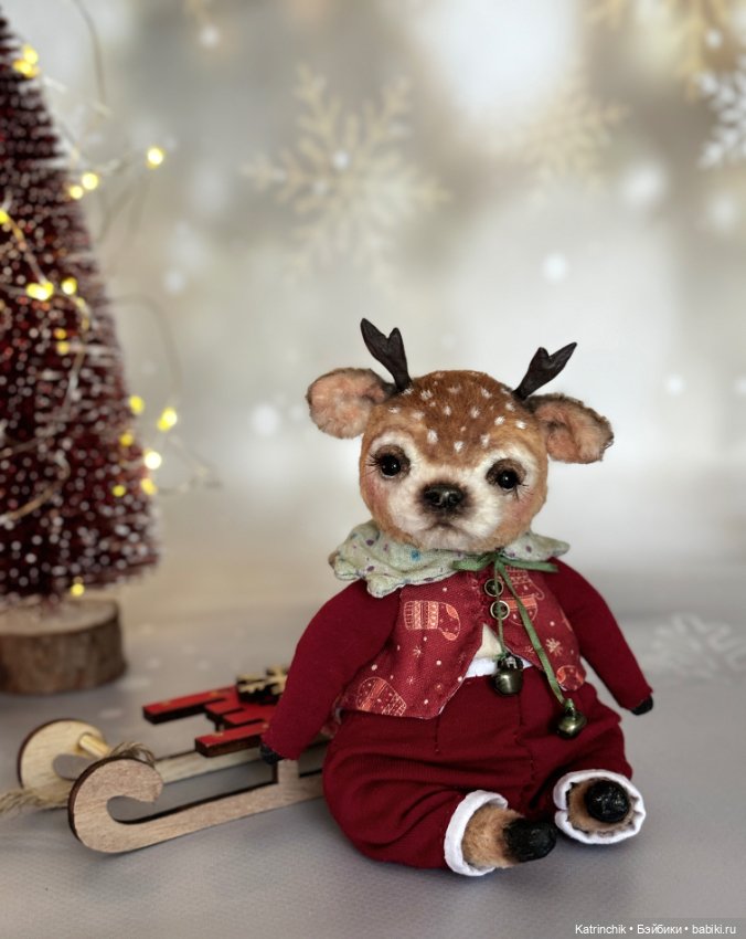 Тедди олененок — Авторские мишки Тедди и друзья: фото (фото 2)