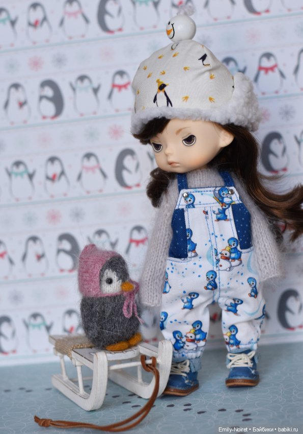 Бонни и пингвины — Куклы Xiaomi Monst (Сяоми) и Pipitom: шарнирные (фото 3)