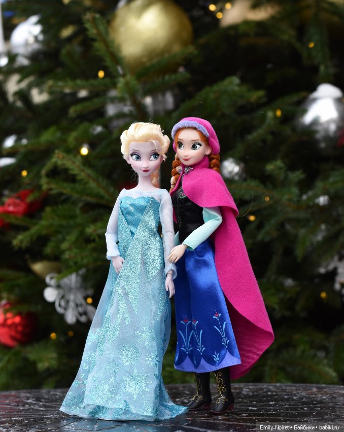 Анна и Эльза — Куклы Disney Animators и Принцессы Диснея: Disney Store