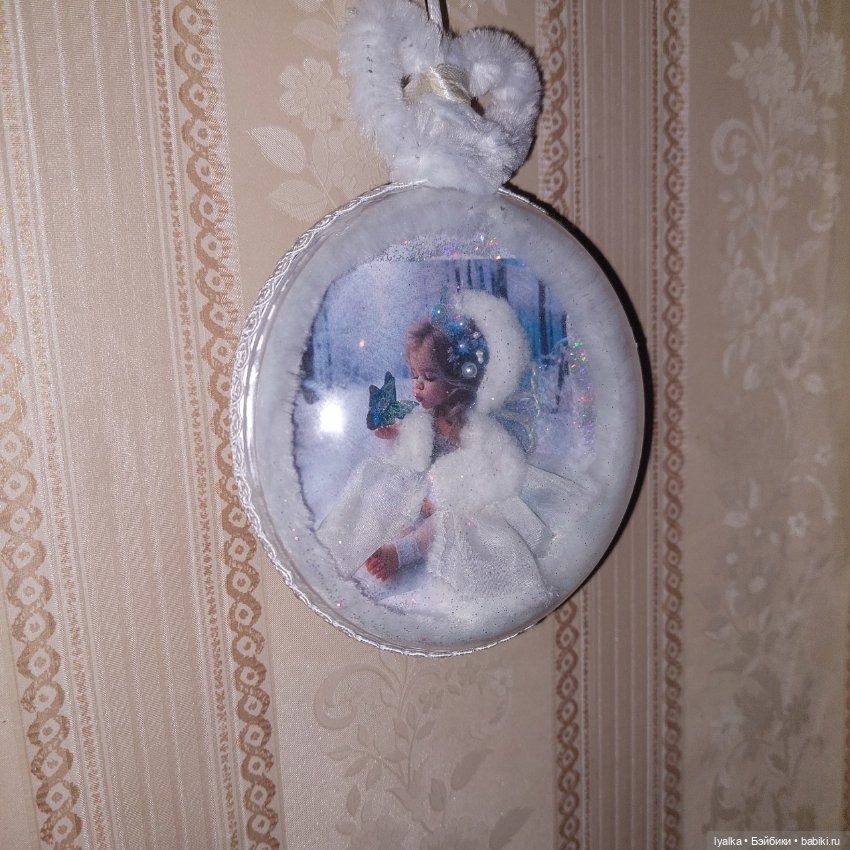 Новогодние игрушки — Авторские игрушки из разных материалов: синельная проволока (фото 10)