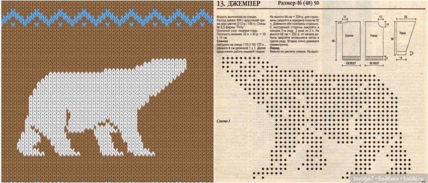 Свитера с оленями и 10 простых схем для рукоделия (фото 10)