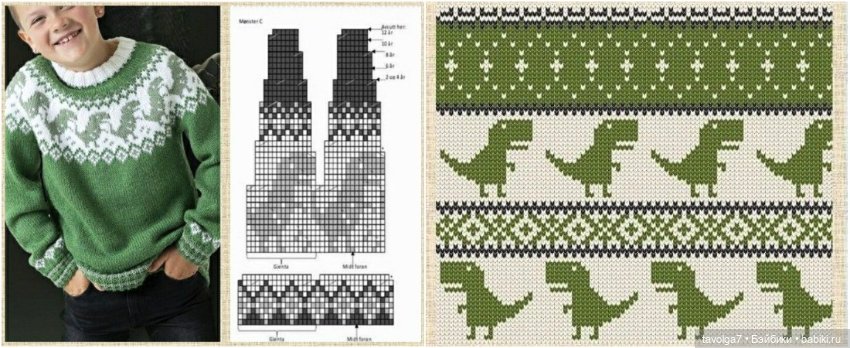 Свитера с оленями и 10 простых схем для рукоделия