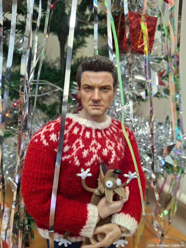 Новогодний Клинт — Коллекционные фигурки Hot Toys (Хот Тойс) 1:6: фото