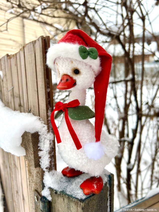 Рождественский гусь,которого нельзя съесть)