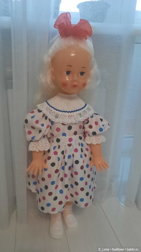 Кукла Нина. СССР — Советские винтажные куклы (СССР): Ленигрушка (фото 4)