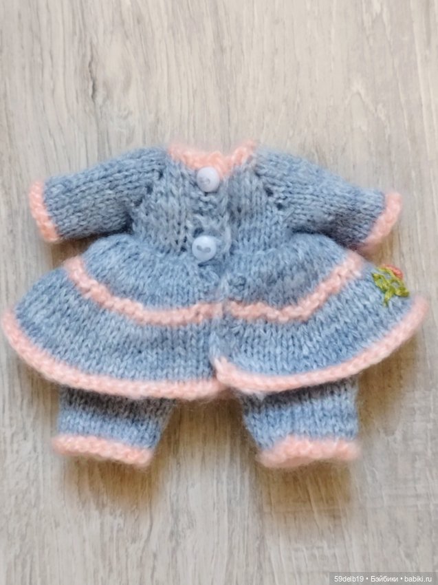 Новогодний костюм для бабольки 15 см "Мышка-Малышка"🐭 (фото 8)