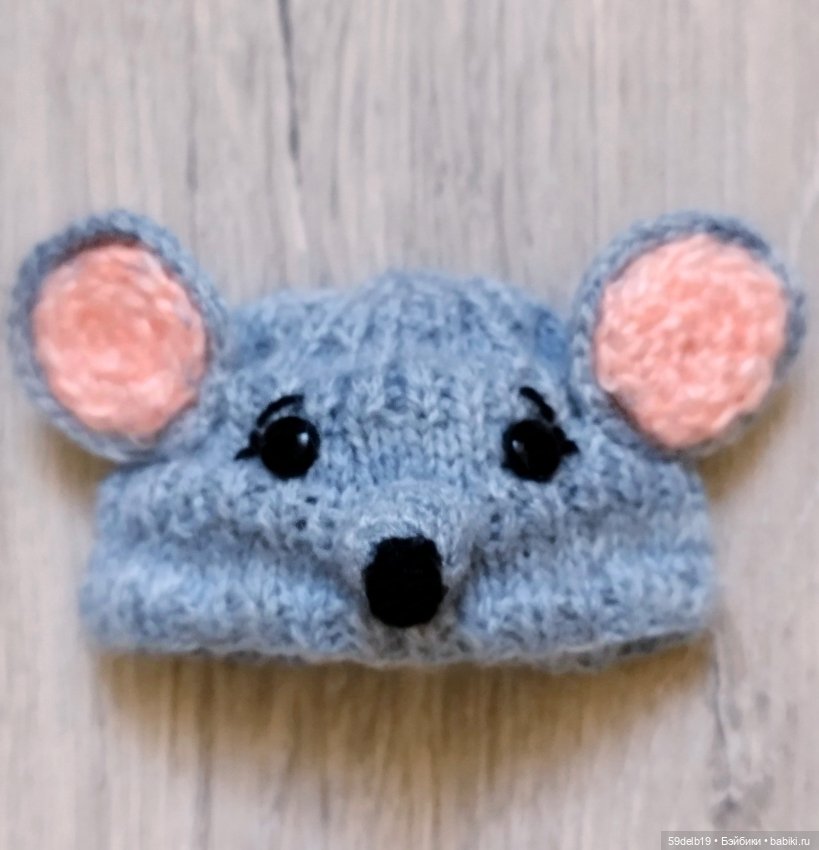 Новогодний костюм для бабольки 15 см "Мышка-Малышка"🐭 (фото 10)