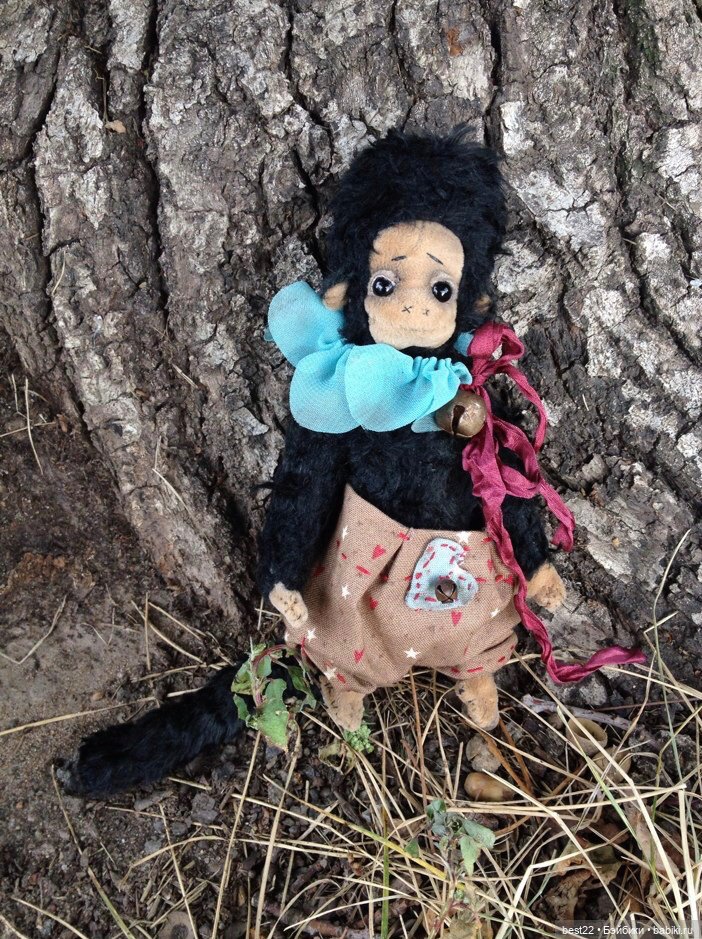 Домашняя мартышка Джонни — Авторские мишки Тедди и друзья: фото (фото 6)