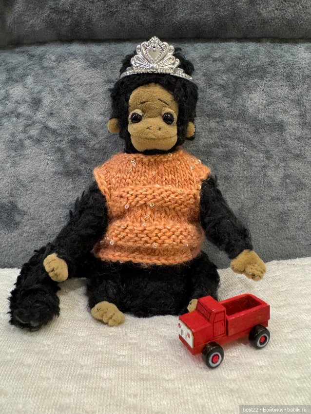 Домашняя мартышка Джонни — Авторские мишки Тедди и друзья: фото (фото 4)