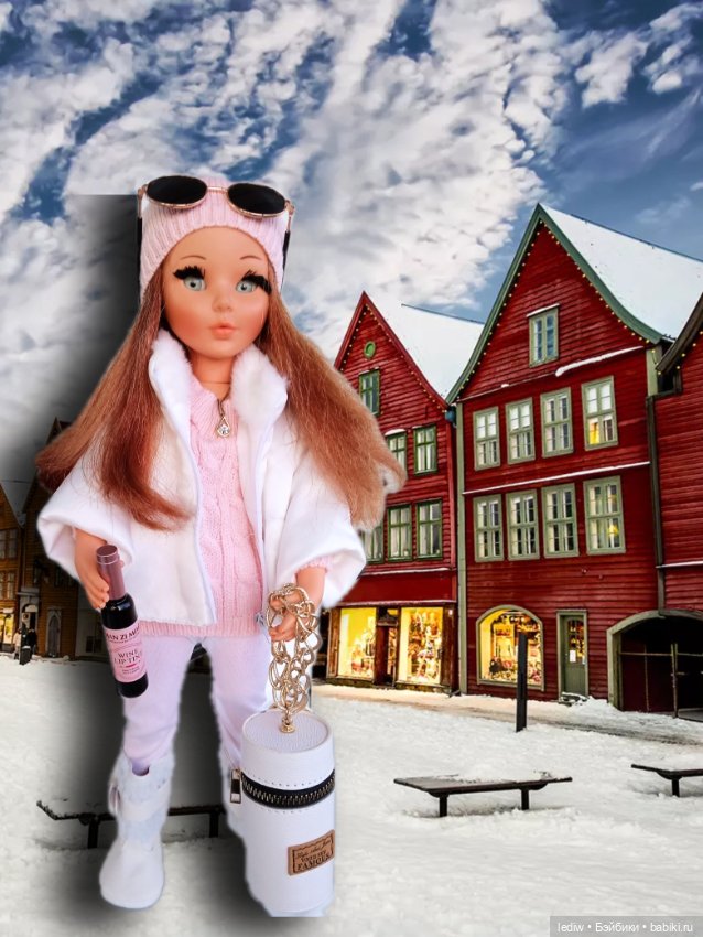 Новая жизнь старых кукол. Девушка Бонда. Рождество (фото 5)