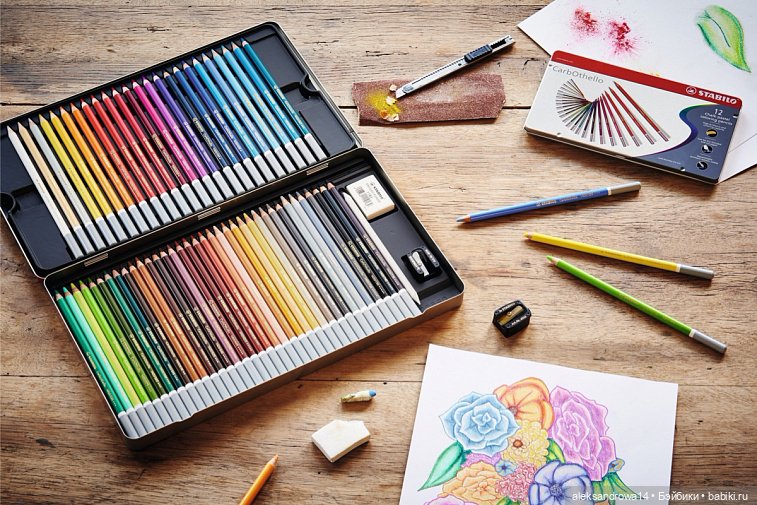 Перерисовка кукол: о акварельных карандашах и пастели. Бренды, стоимость