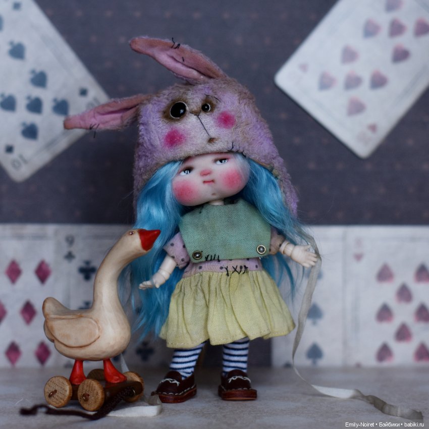 Алиска-кролик — Домашние фото авторских игрушек: Тедди (фото 4)