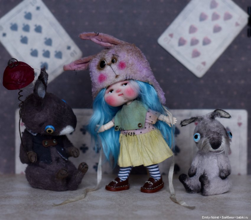Алиска-кролик — Домашние фото авторских игрушек: Тедди (фото 2)