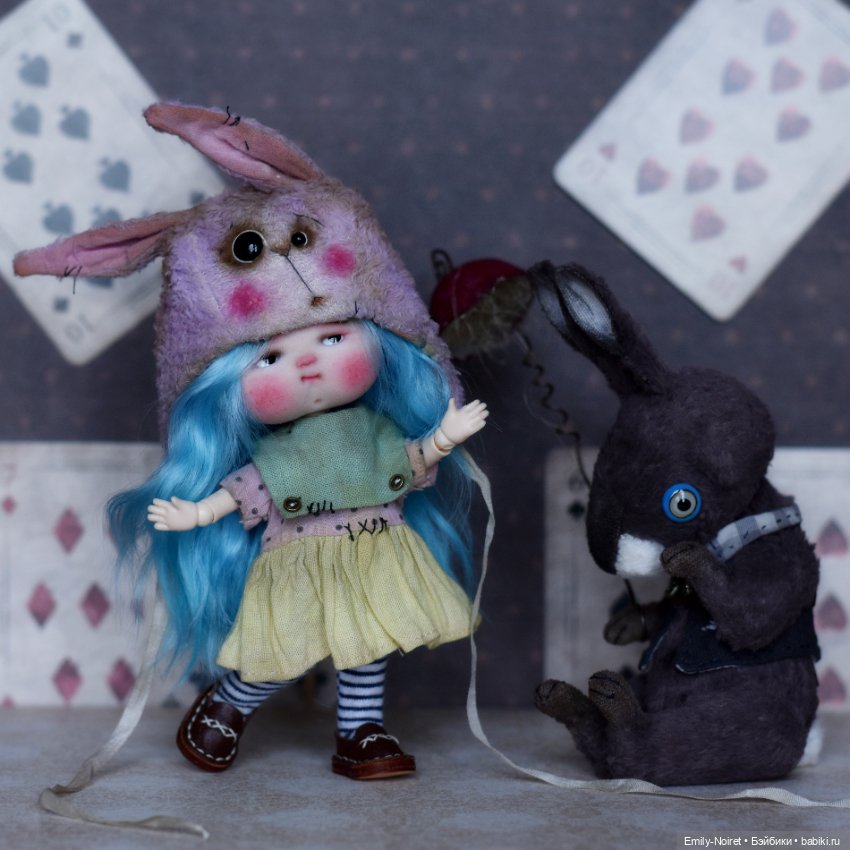 Алиска-кролик — Домашние фото авторских игрушек: Тедди (фото 6)