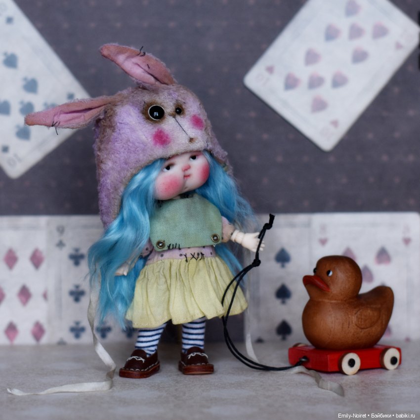 Алиска-кролик — Домашние фото авторских игрушек: Тедди (фото 3)