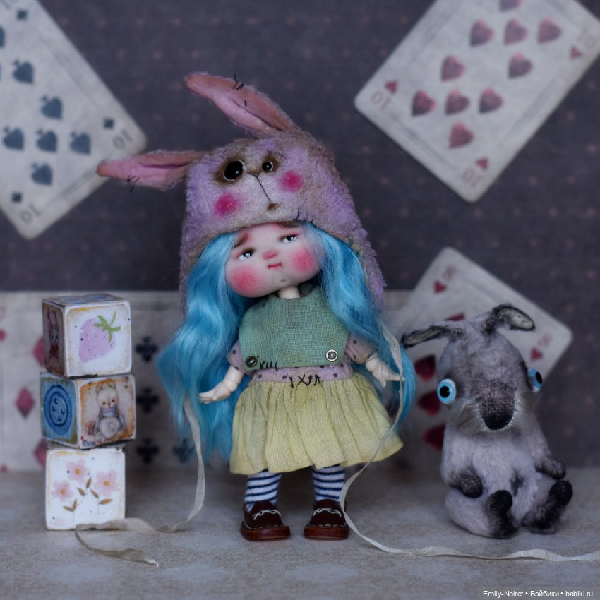 Алиска-кролик — Домашние фото авторских игрушек: Тедди