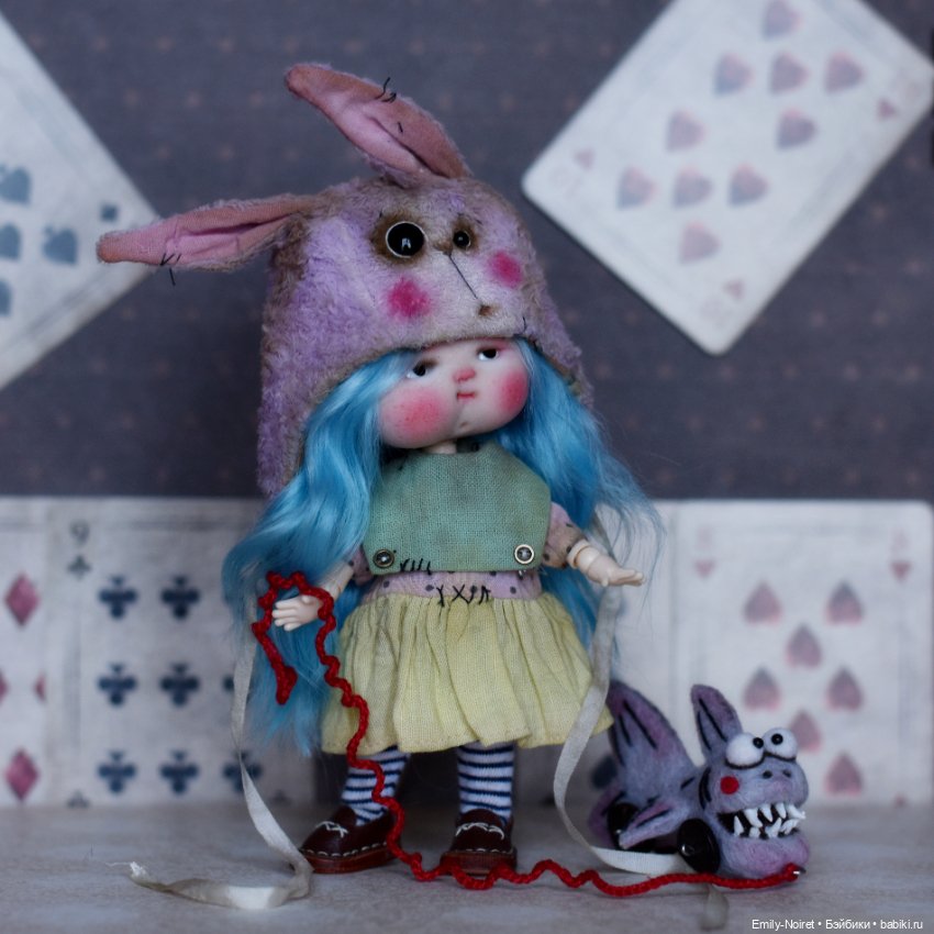 Алиска-кролик — Домашние фото авторских игрушек: Тедди (фото 5)