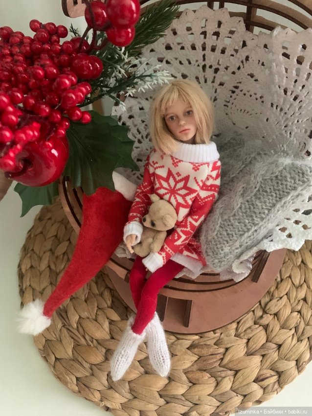 Новогодний вайб 🎄✨ — Домашние фото авторских кукол: личные коллекции (фото 3)