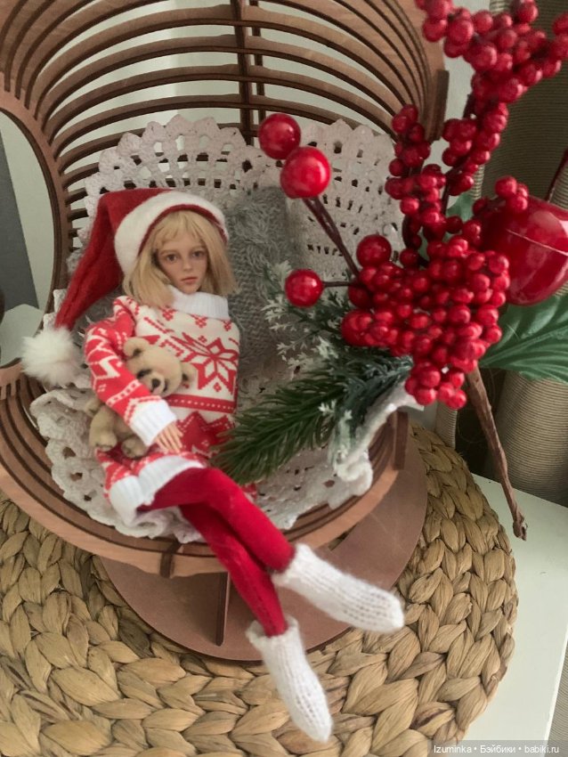 Новогодний вайб 🎄✨ — Домашние фото авторских кукол: личные коллекции (фото 4)