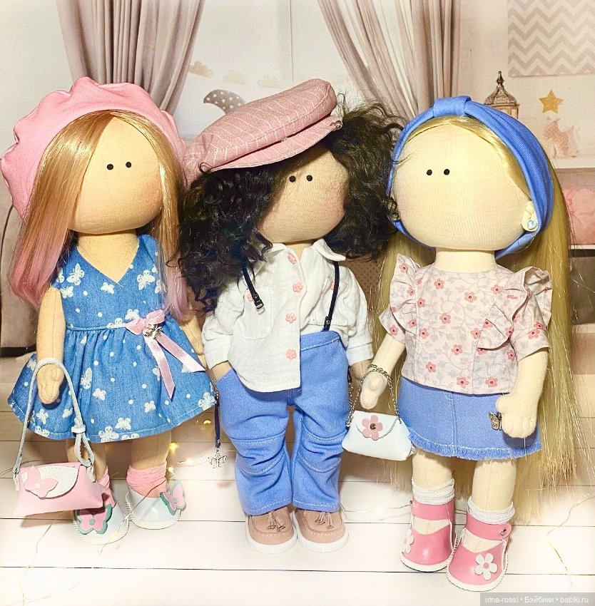 Текстильные куклы — Авторские текстильные куклы: Вальдорфские (фото 4)