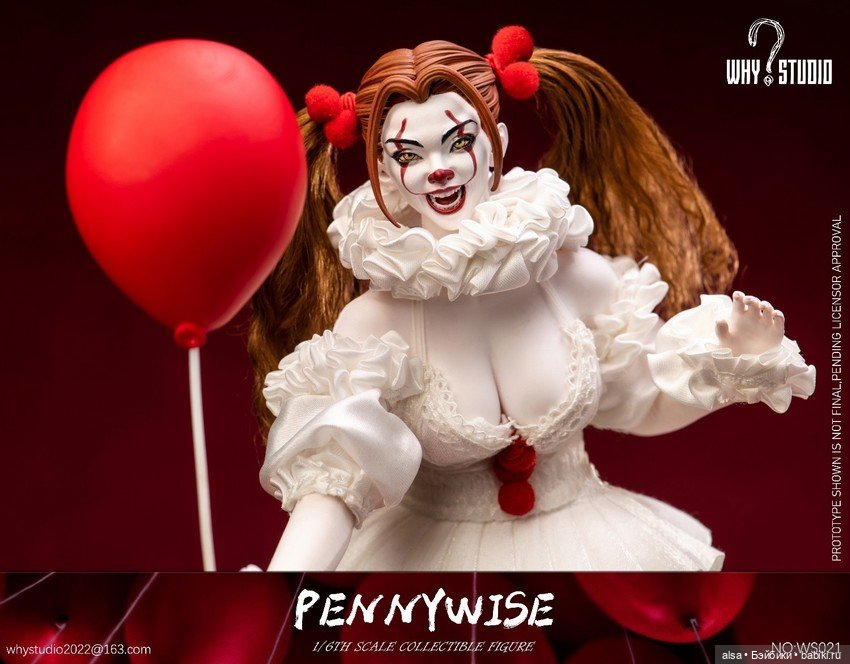 WHY Studio - фигурка Pennywise Girl (фото 7)