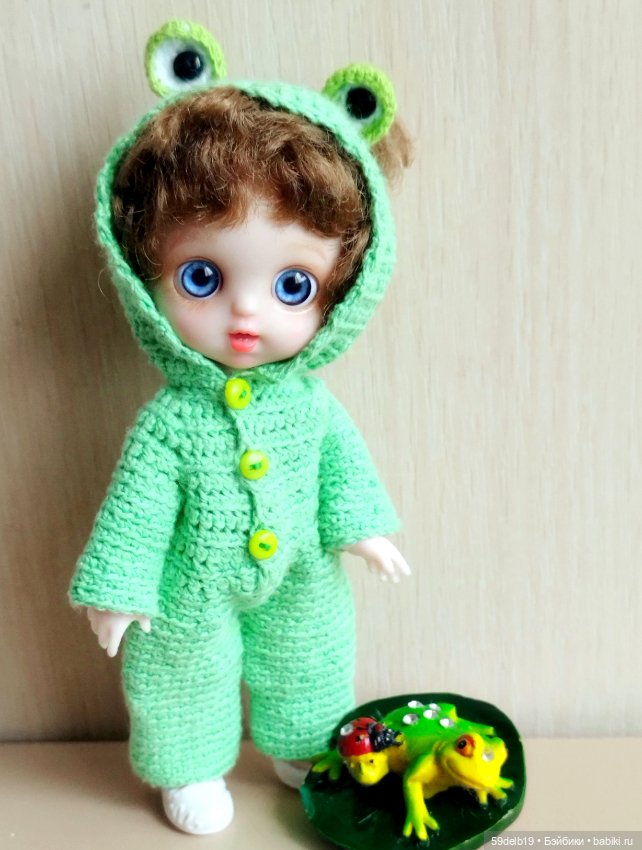 Карнавальный костюм для баболи "Лягушонок-Квакушонок" (фото 4)