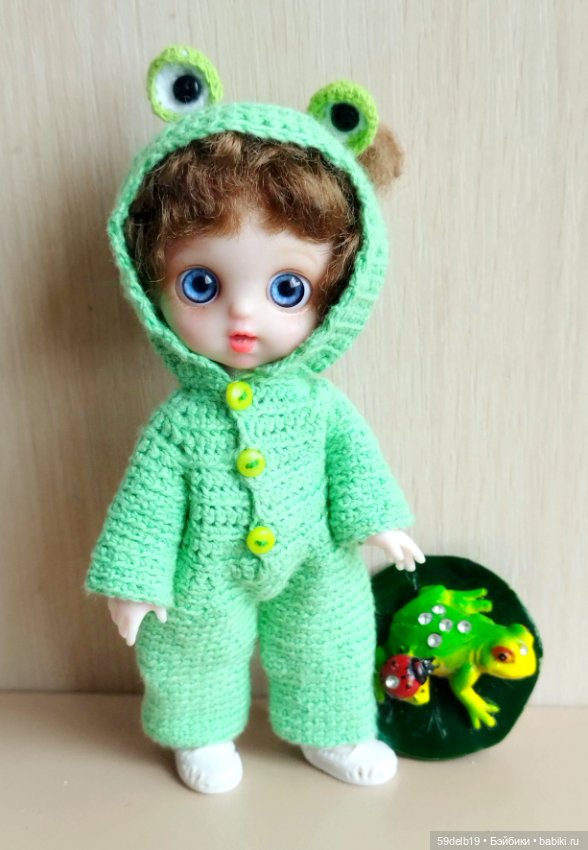 Карнавальный костюм для баболи "Лягушонок-Квакушонок" (фото 3)