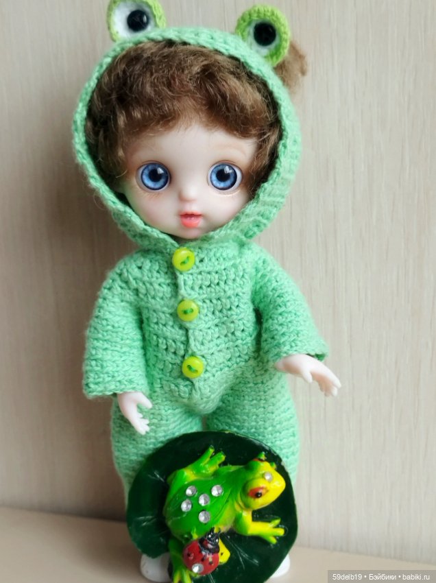 Карнавальный костюм для баболи "Лягушонок-Квакушонок"