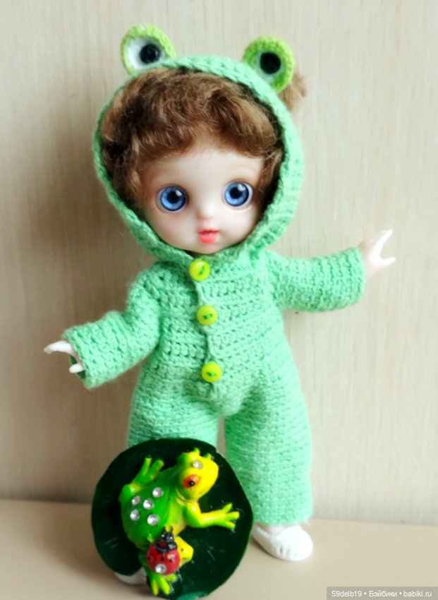 Карнавальный костюм для баболи "Лягушонок-Квакушонок" (фото 2)