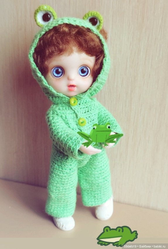 Карнавальный костюм для баболи "Лягушонок-Квакушонок" (фото 7)