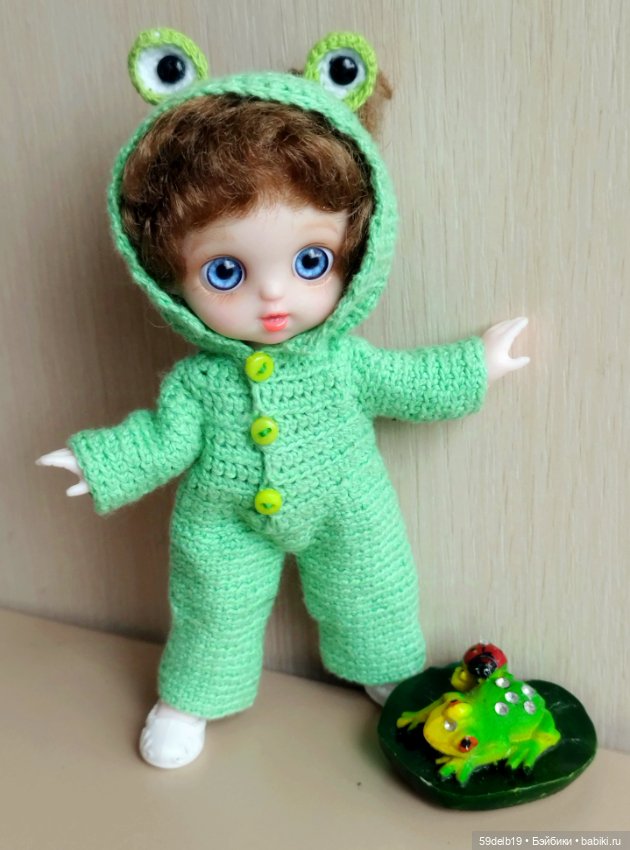 Карнавальный костюм для баболи "Лягушонок-Квакушонок" (фото 5)