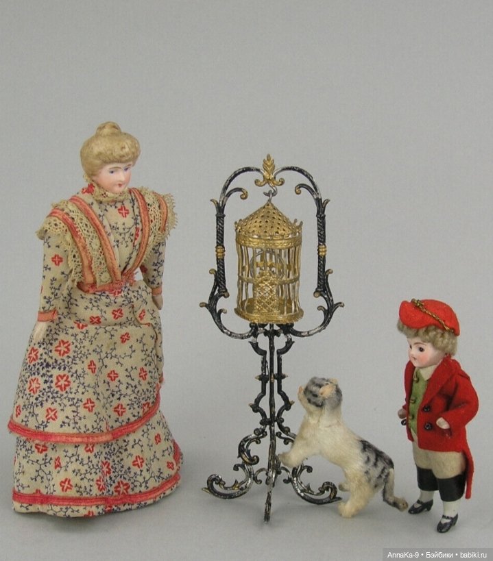 Erhard & Söhne антикварная миниатюра