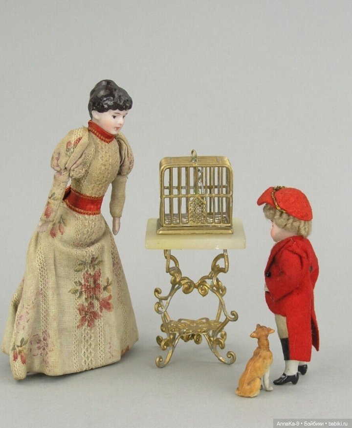 Erhard & Söhne антикварная миниатюра