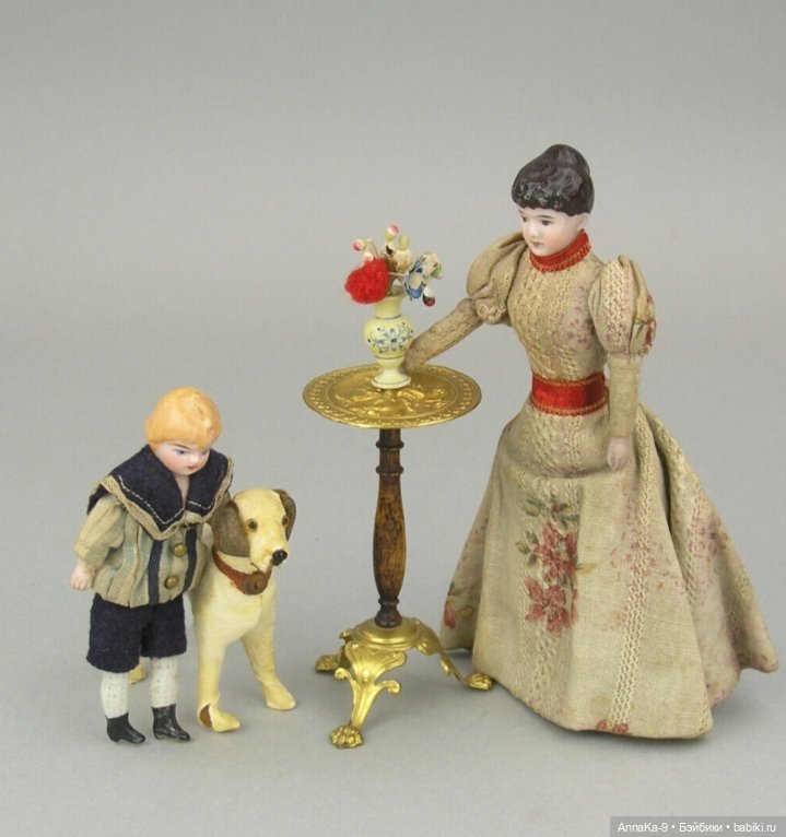 Erhard & Söhne антикварная миниатюра